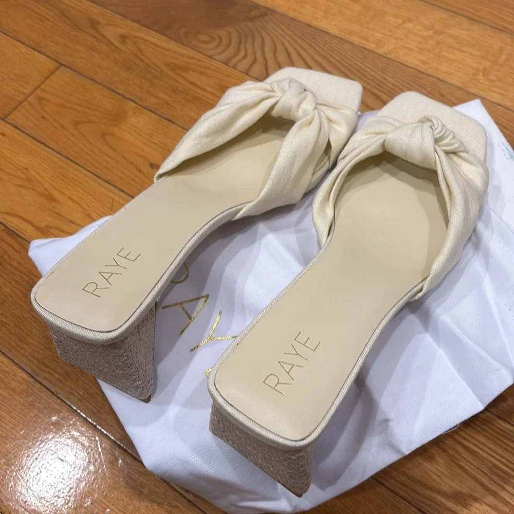 Raye Fifi Heel in Natural, Size: 10